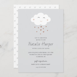 Invitación Cute Cloud Baby Shower