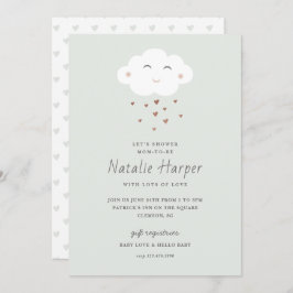 Invitación Cute Cloud Baby Shower