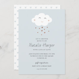 Invitación Cute Cloud Baby Shower