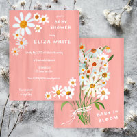 Cute Daisy Bouquet Personalizado pintado a mano Ba
