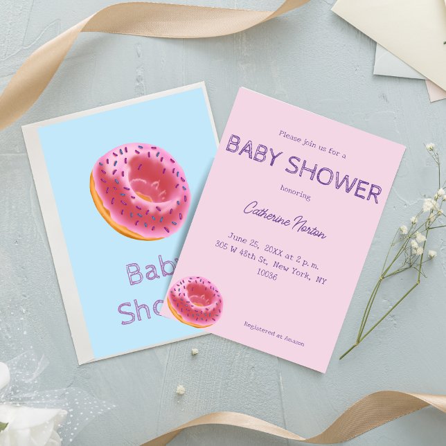 Invitación Cute Donut Baby Shower (Subido por el creador)