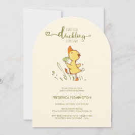 Invitación Cute Duckling Baby Shower