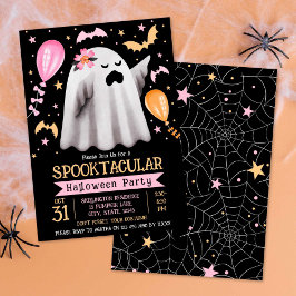 Invitación Cute fantasma Spooktacular Kids Halloween Party