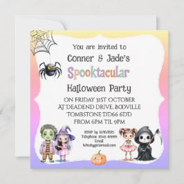 Invitación *Cute fiesta de Halloween para niños