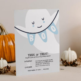 INVITACIÓN CUTE GHOST BOO TRICK O TRATAMIENTO DE NIÑOS HALLOW