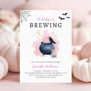 Invitación Cute Halloween Baby Shower