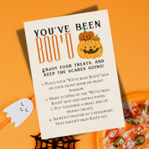 Cute Halloween Games Boo Neighbourne Game Card