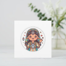 Cute Kawaii Amazigh marroquí mujer con KhaSticker