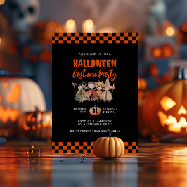 Invitación Cute Kids Halloween Fiesta de disfraces