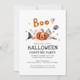 Invitación Cute Kids Halloween Fiesta de disfraces