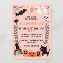 Cute Kids Halloween Party