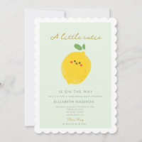 Cute Lemon Citrus Baby Shower