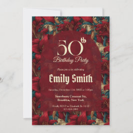 Invitación Cute Lilies Inspired Summer Party