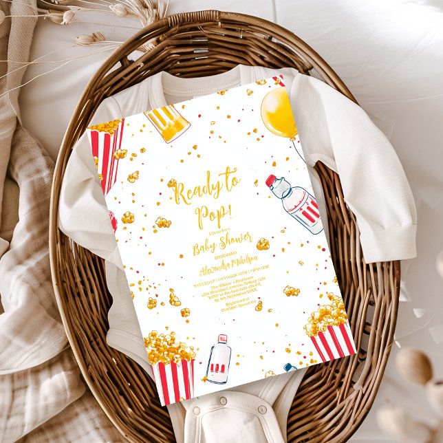 Invitación Cute listo para usar Baby Shower (Subido por el creador)