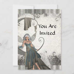 Invitación Cute manga fairy