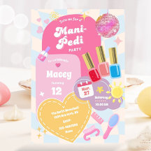 Cute Mani Pedi Pamper Spa Cumpleaños Glam