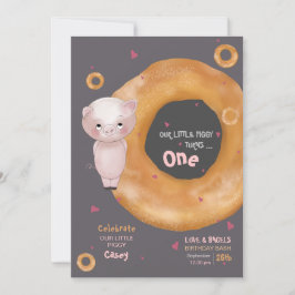 Invitación Cute "NUESTRA PEQUEÑA IGGIA" | "Amor y engaños"