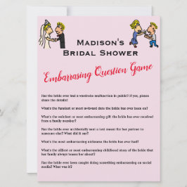 Invitación Cute Pareja ✨ juego divertido de ducha de novia