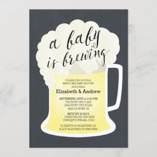 Invitación Cute Parejas Neutrales Baby Shower Cría Bebé