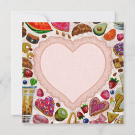 Invitación Cute Pastry Confections Sweets