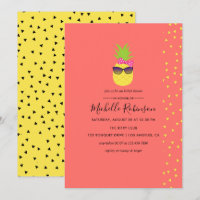 Cute peculiar exótico tropical Beach Bridal Shower