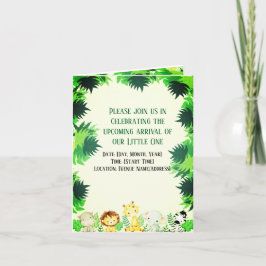 Invitación Cute Pequeño Bosque