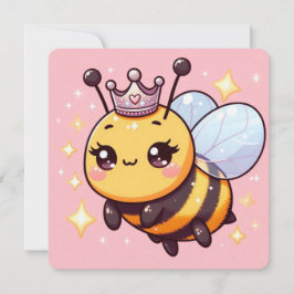 Invitación Cute Personalizado Queen Bee