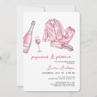 Cute pijamas y Prosecco ducha de novias