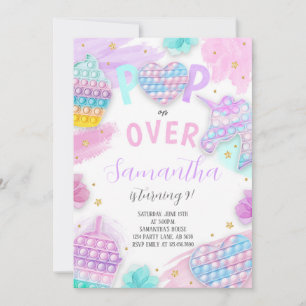 Invitación Cute Pop It Fidget