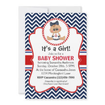 Cute Sailor Chica Nautical Baby Shower