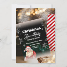 Cute Santa y Snowflakes Tema - Navidades Fiesta