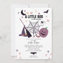 Invitación Cute Spooky | Baby Shower de Halloween