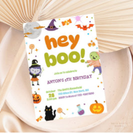 Invitación Cute Spooky Fun Halloween Cumpleaños