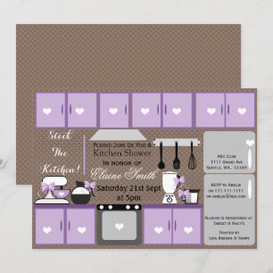 Invitación Cute stock la cocina Ducha de novia Invitar