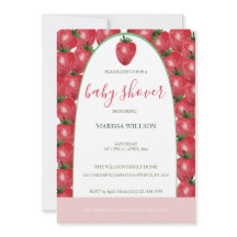 Cute Strawberries Watercolor Pintado a mano