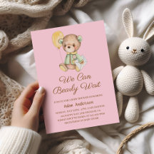 Cute Teddy Bear Baby Shower - Podemos Esperar Bear