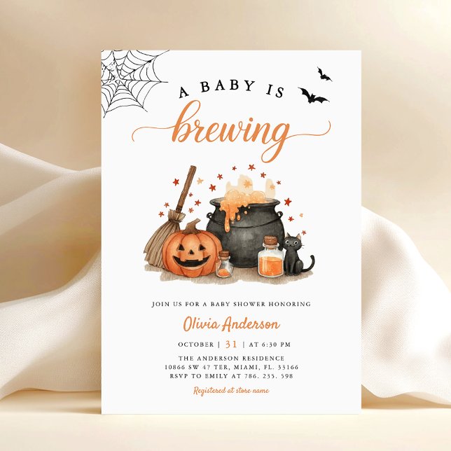 Invitación Cute, un bebé está preparando Baby Shower de Hallo (Subido por el creador)
