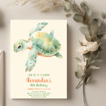 Invitación Cute Under Sea Baby Birthday<br><div class="desc">Embarque en un viaje a las profundidades del océano con nuestra invitación de cumpleaños Cute Under the Sea. Este diseño original y encantador prepara el escenario para una gran celebración costera. Desde criaturas amigables en el mar hasta vibrantes arrecifes de coral, cada detalle invita a sus huéspedes a sumergirse en...</div>