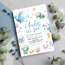 Cute Under the Sea Baby Shower