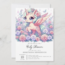 Cute Unicorn Baby Shower