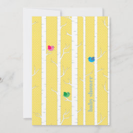 Invitación Cute Woodland Forest Gender Neutral Baby Shower