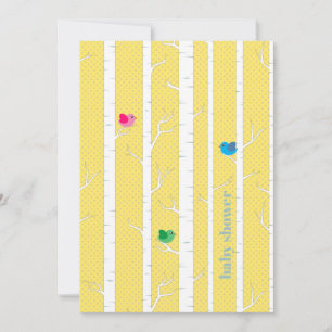 Invitación Cute Woodland Forest Gender Neutral Baby Shower