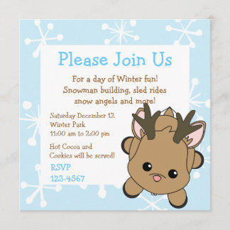 Invitación Cutie Deer
