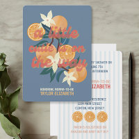 Cutie en el camino a Baby Shower Theme