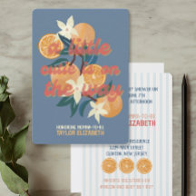 Cutie en el camino a Baby Shower Theme