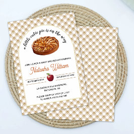 Invitación Cutie Pie Apple Pie Acción de Gracias Baby Shower