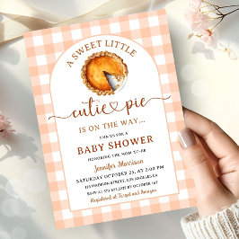 Invitación Cutie Pie Baby Shower