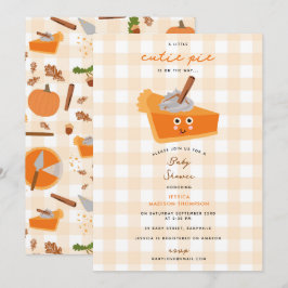 Invitación Cutie Pumpkin Pie otoño otoño otoño otoño otoño Ba