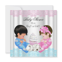Cuto Baby Shower Género Revelar Parejas