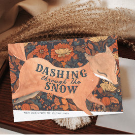 Invitación Cuto Woodland Fox Watercolor